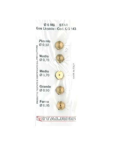 Ugelli gas gpl cucina STAR