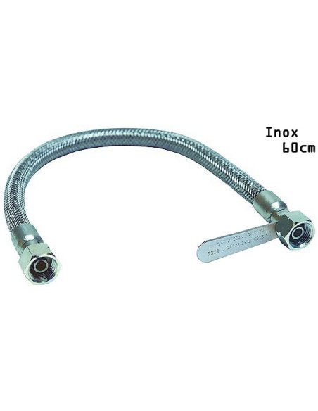 Flessibile gas bombola inox F/F SX 50cm