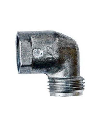 Raccordo gas a gomito maschio/femmina 1/2 DX