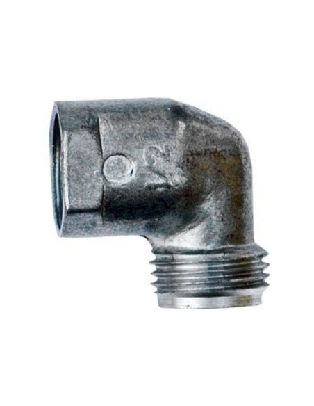 Raccordo gas a gomito maschio/femmina 1/2 DX