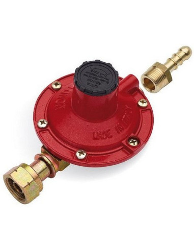 Riduttore gas bassa pressione portagomma 20/60 mbar 4Kg/h