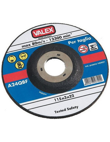 Disco taglio metalli 115/3mm