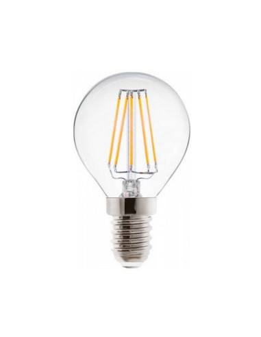Lampada a filamento LED Sfera E14 4.5W luce fredda