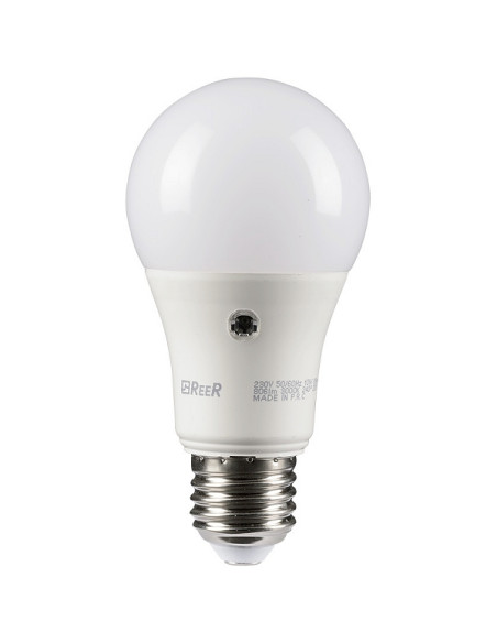 Lampada LED Goccia crepuscolare E27 8.6W luce fredda