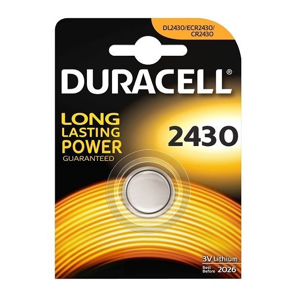 Duracell batteria litio CR2430 1pz