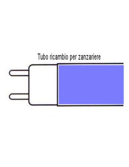 Tubo attinico T8 18W lunghezza 60cm