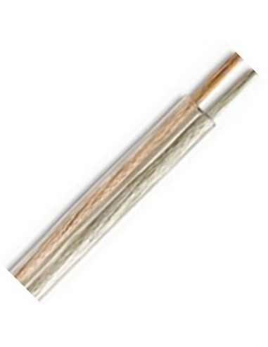 Piattina per HI-FI trasparente 2x0.50mm
