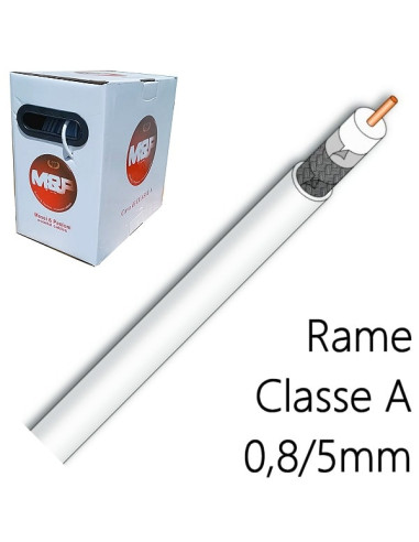 Cavo antenna 5mm conduttore in rame pieno Classe A