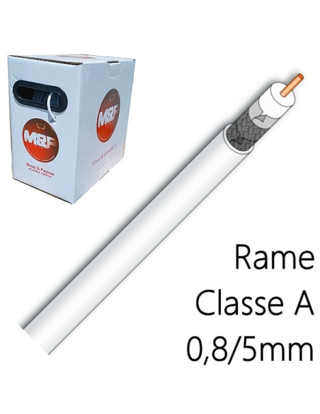 Cavo antenna 5mm conduttore in rame pieno Classe A