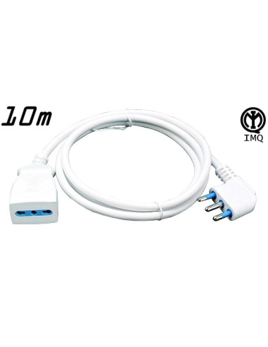 Prolunga lineare 10m 10/16A cavo 3x1.5mm - IMQ