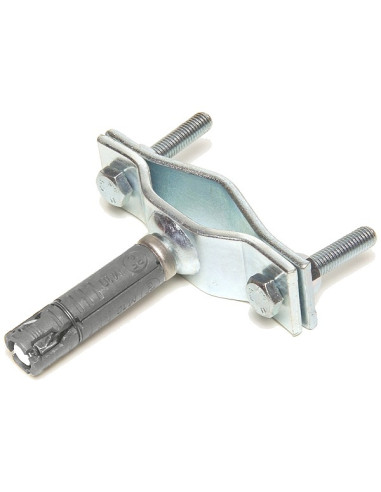 Zanca per palo ad espansione filomuro