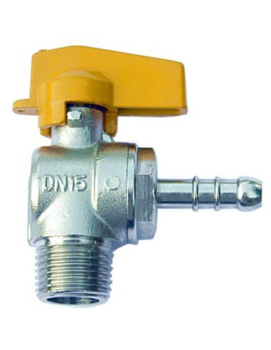 Rubinetto gas valvola a sfera maschio 1/2 DX