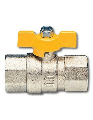 Rubinetto gas valvola a sfera femmina/femmina 1/2 1/2 DX DX