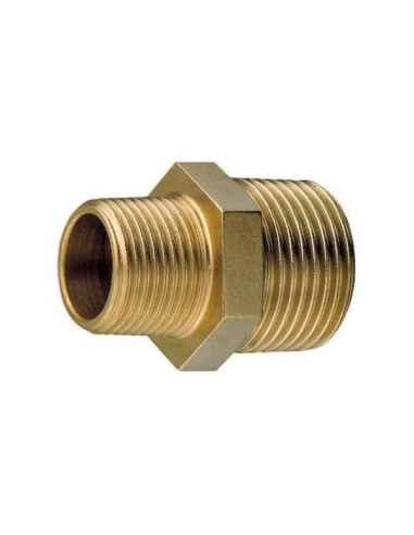 Raccordo gas niplex maschio/maschio 1/2 3/8 DX/DX