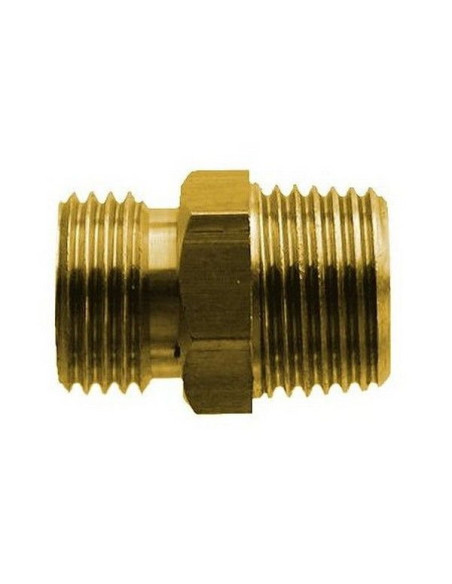 Raccordo gas niplex maschio/maschio 1/2DX - W 20x1/14 SX