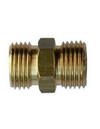 Raccordo gas niplex maschio/maschio  W 20x1/14'' SX/SX