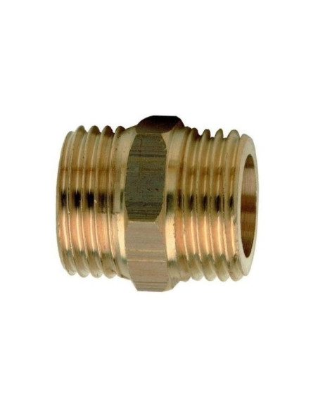 Raccordo gas niplex maschio/maschio 1/2 1/2 DX/DX