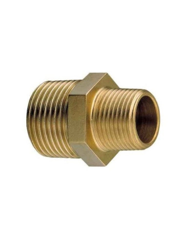 Raccordo gas niplex maschio/maschio 3/8 DX - W20x1/14“ SX