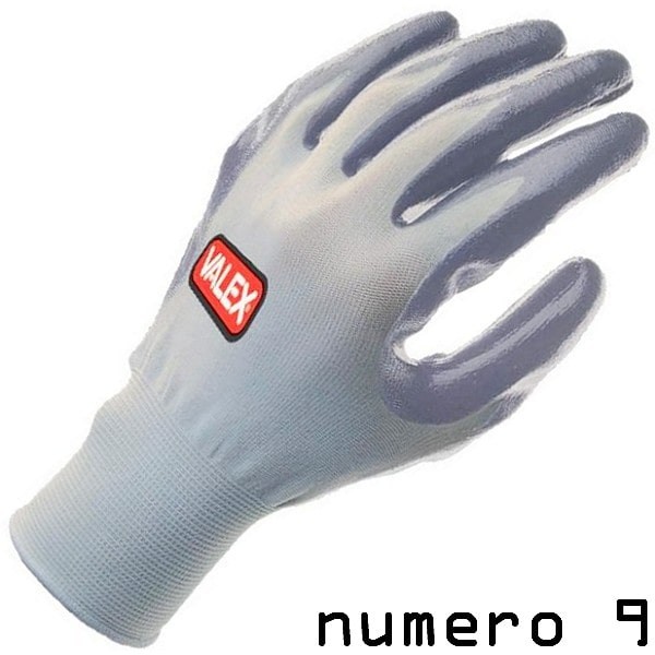 Guanti poliestere rivestiti nitrile taglia 9