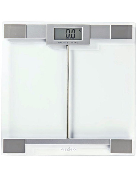 Bilancia pesapersone in vetro trasparente