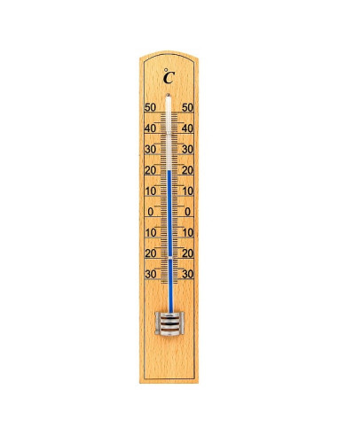 Termometro base legno