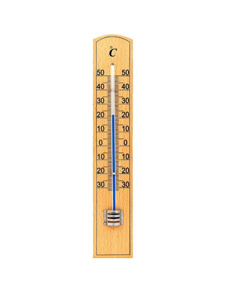 Termometro base legno