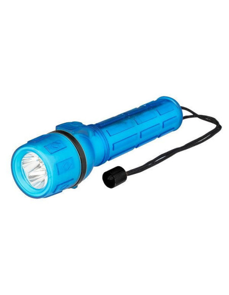 Torcia stagna led 0.2W in gomma 2 stilo AA