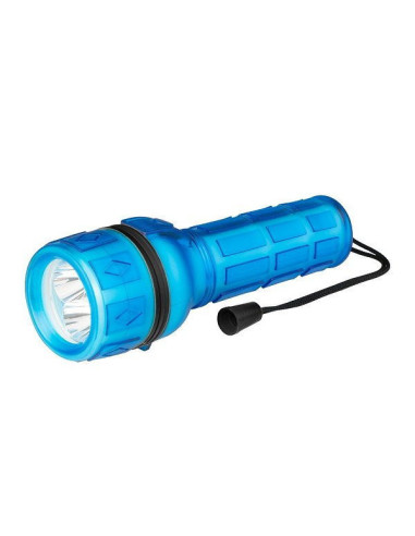 Torcia stagna led 0.2W in gomma 2 torcioni D