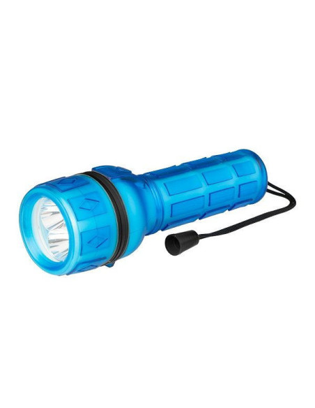 Torcia stagna led 0.2W in gomma 2 torcioni D