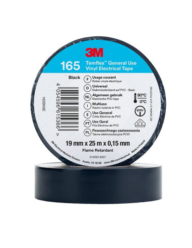 Nastro isolante 3M 25x19mm nero