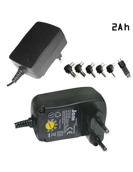 Alimentatore switching 24W 4.5-12V 2Ah