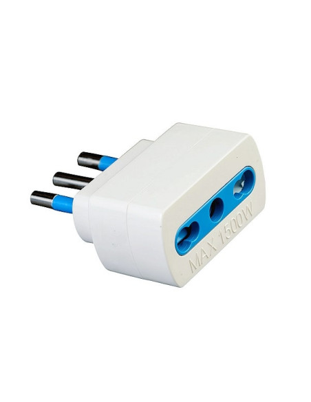 Adattatore presa bipasso spina 10A