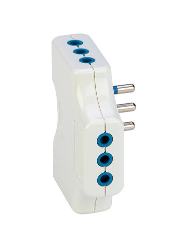 Adattatore triplo prese 10A spina 10A