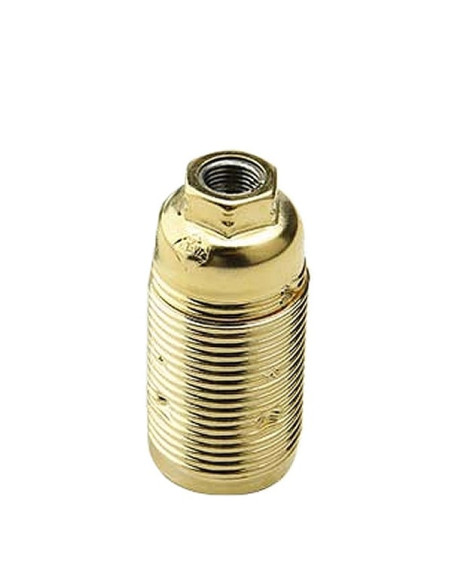 Portalampada filettato in metallo E14