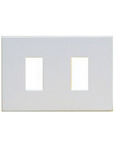 Placca in resina 2 fori