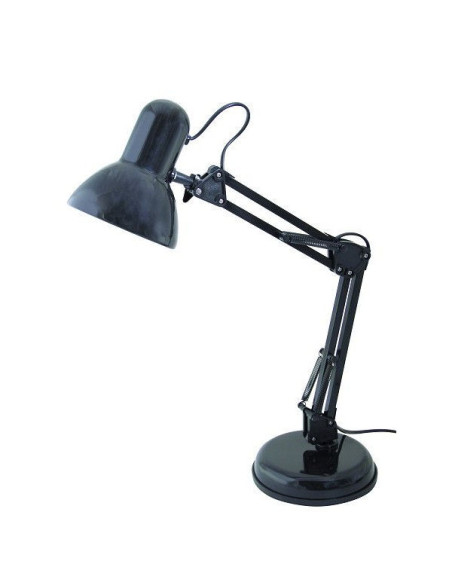 Lampada architetto nera con base E27