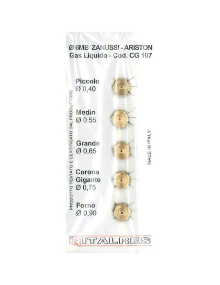 Ugelli gas gpl cucina ARISTON/ZANUSSI