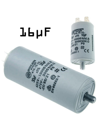 Condensatore industriale di spunto 400/450V 16µF