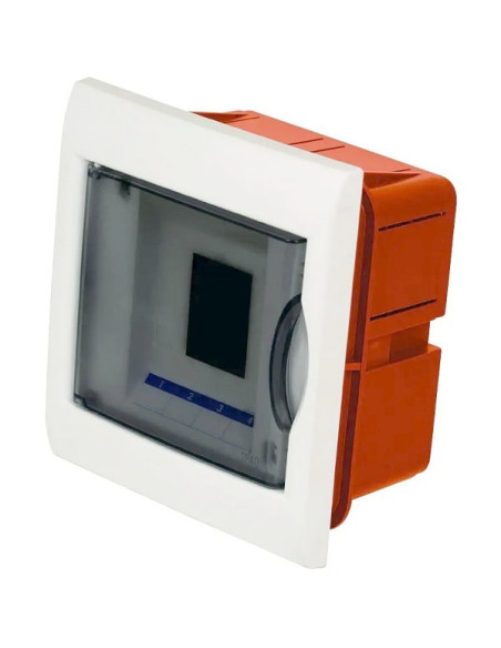 Centralino da incasso con coperchio IP40 4 moduli