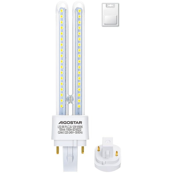 Lampada LED passo G24d-3 15W luce fredda