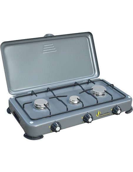 Fornello a gas verniciato 2 fuochi accensione piezo