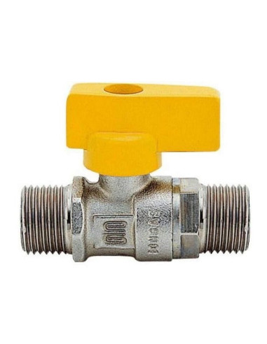 Rubinetto gas valvola a sfera maschio/maschio 1/2 1/2 DX DX