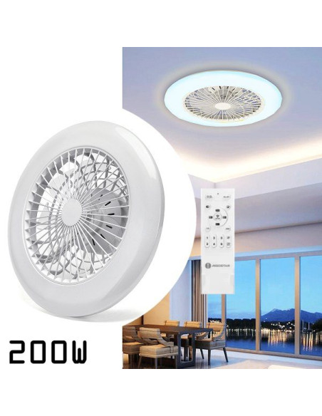 Ventilatore da soffitto con luce e telecomando