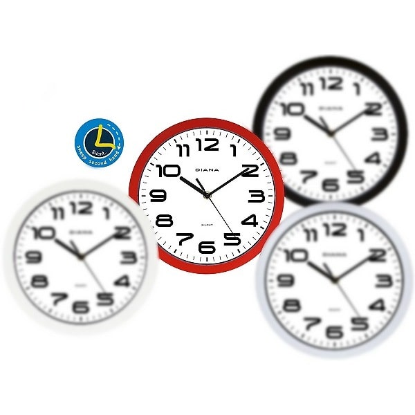 Orologio da parete silenzioso Ø 25cm