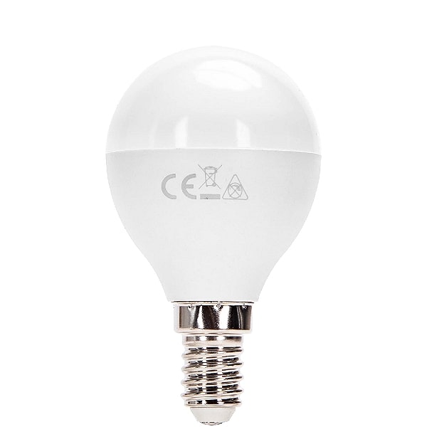 Lampada LED Sfera E14 6W luce calda