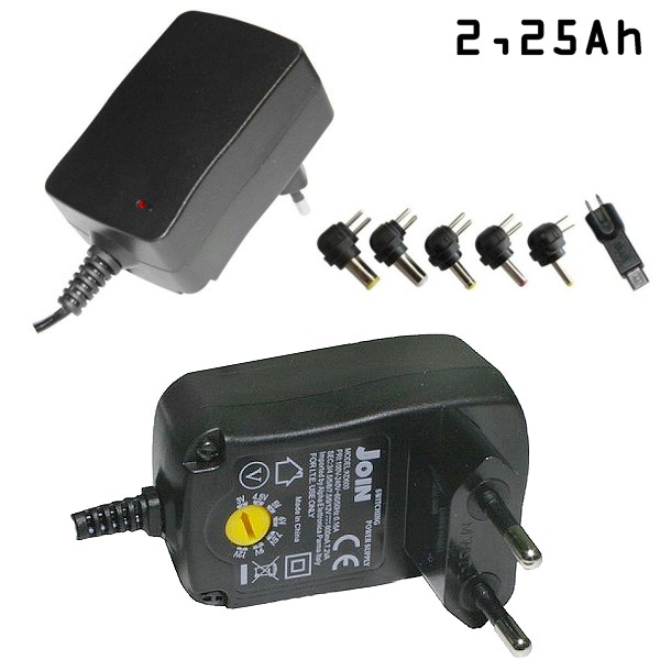 Alimentatore switching 27W 3-12V 2Ah