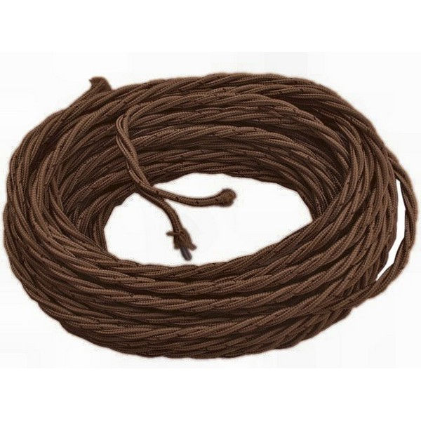 Cavo treccia tessile doppio isolamento 3x1.5mm
