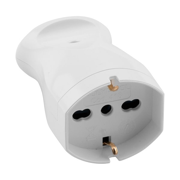 Presa volante 2p+T schuko 16A - IMQ