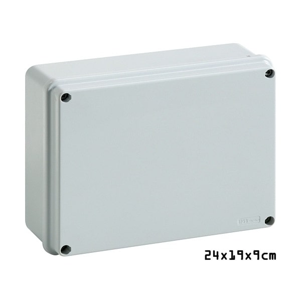 Cassetta derivazione liscia 24x19x9cm IP56