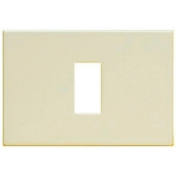 Placca in resina 1 foro avorio